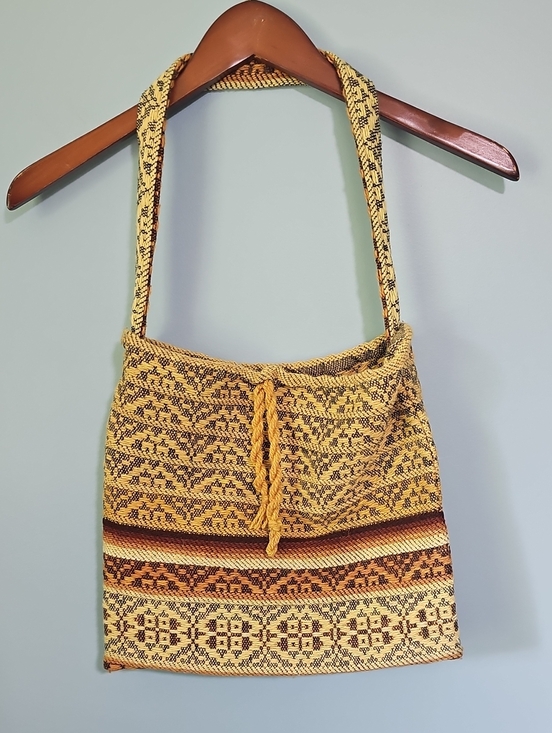 Vintage Handbags - Woven kilim hippie bag carpet bag boho festival